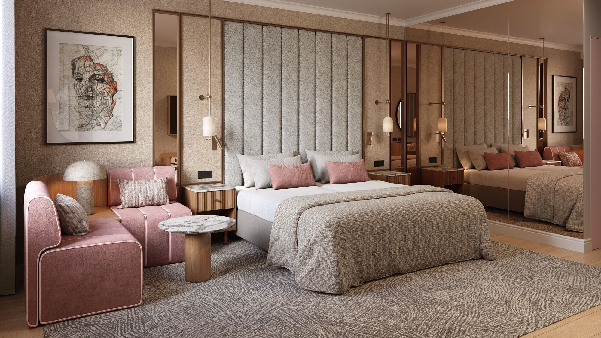 Dobbeltrom – signature | Safe på rommet, strykejern/-brett, wi-fi (inkludert) og sengetøy