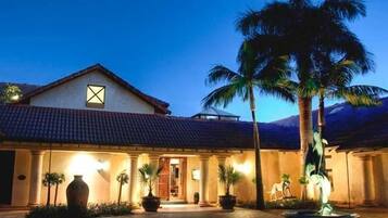 Front of property - evening/night