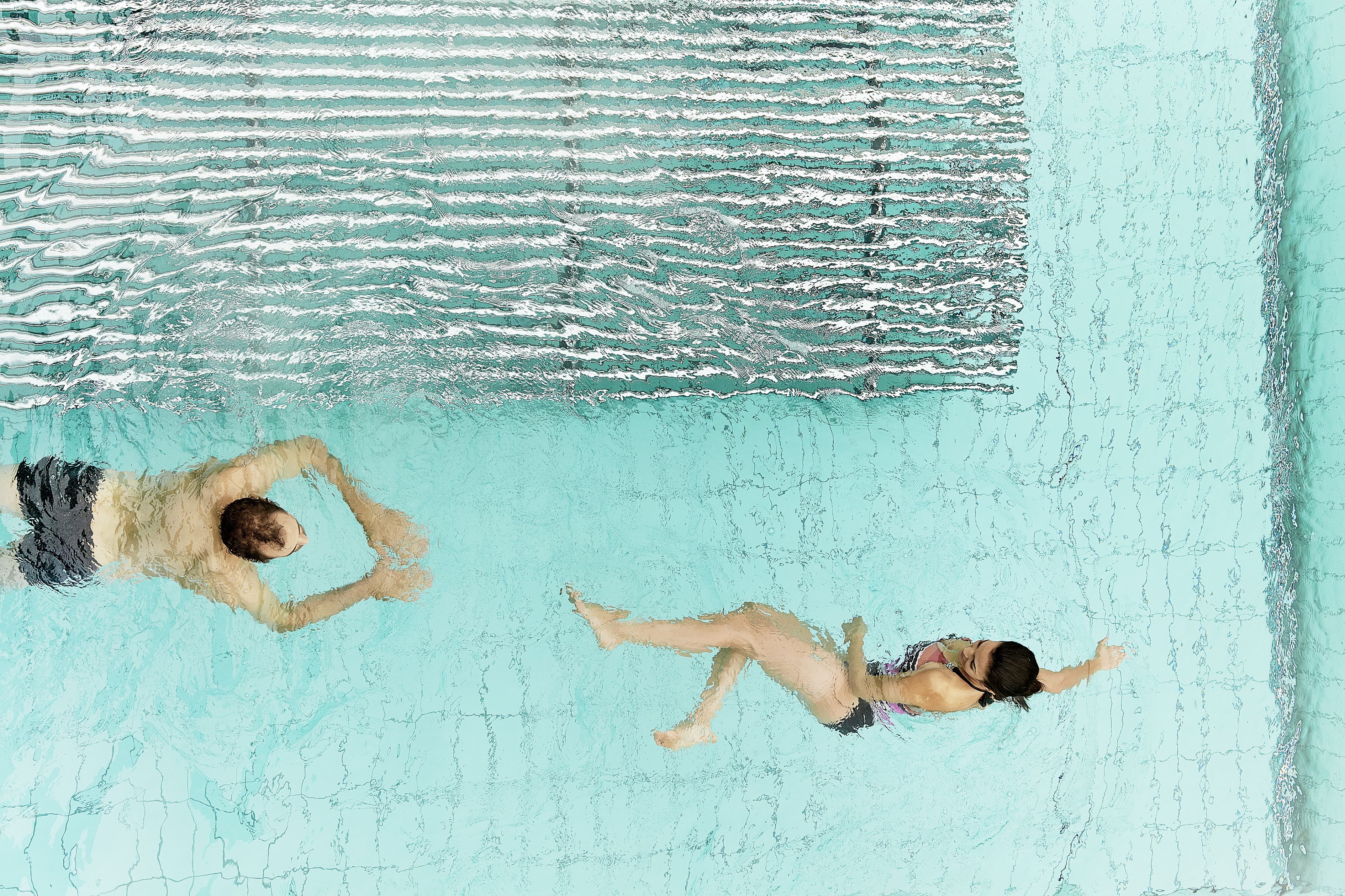 indoor pool, open 7 am to 9 pm, pool umbrellas, pool loungers