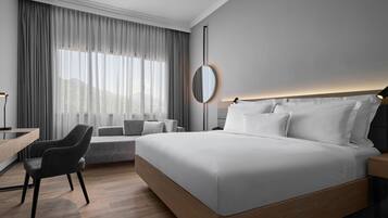 In-room safe, desk, blackout curtains, iron/ironing board