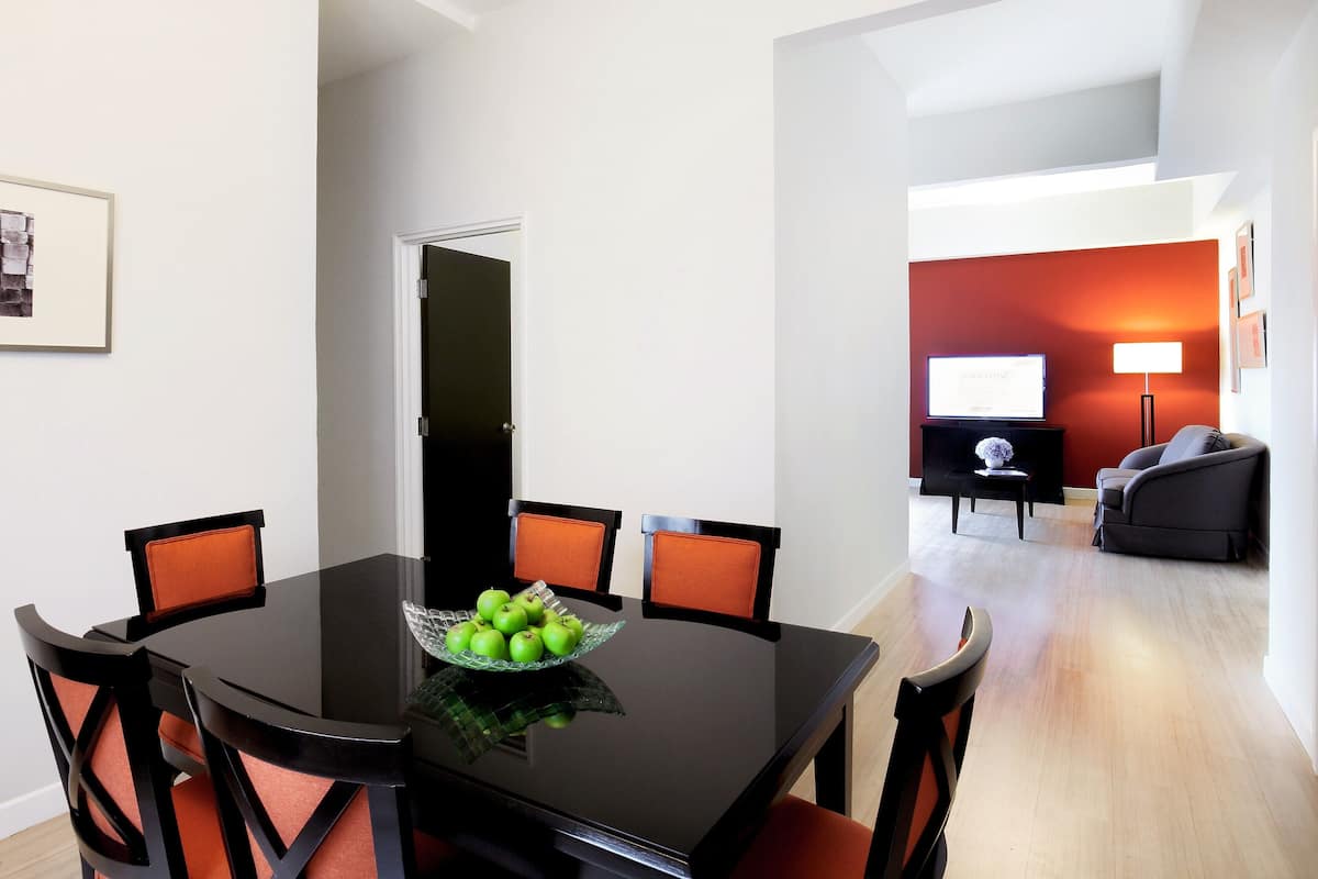 Suite, 1 Double Bed | Living area | LCD TV
