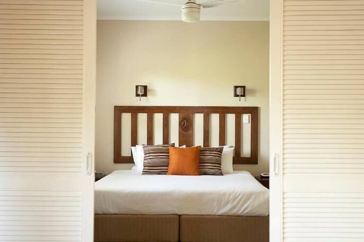 1 habitación y ropa de cama de alta calidad