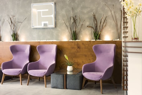 Sala de estar en el lobby
