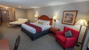 Seprai premium, meja kerja, tirai kedap cahaya, dan kedap suara