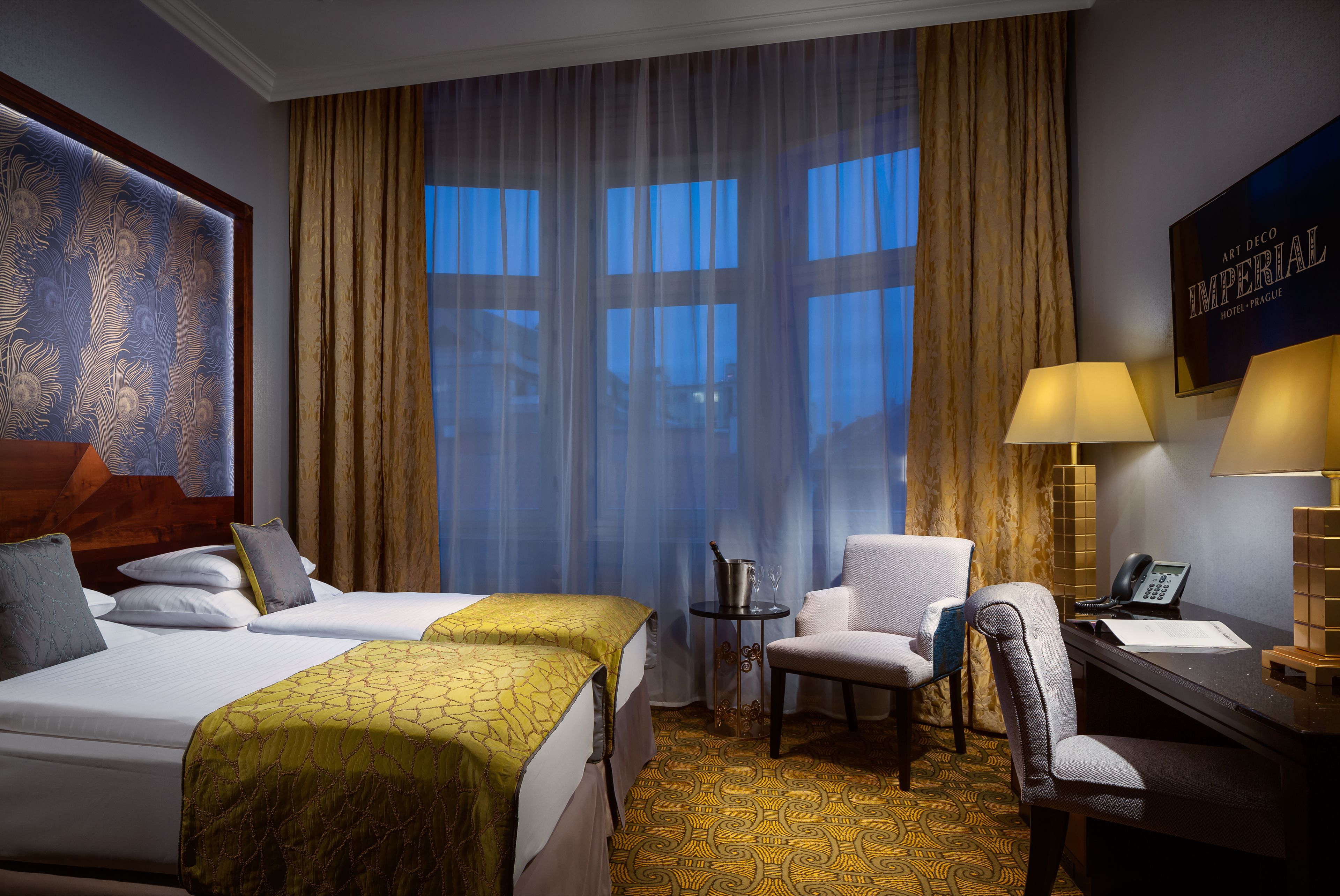 deluxe double room | premium bedding, select comfort beds, in-room safe, desk