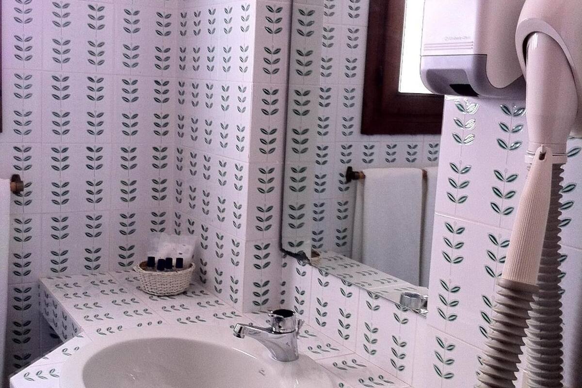 shower, free toiletries, hair dryer, bidet