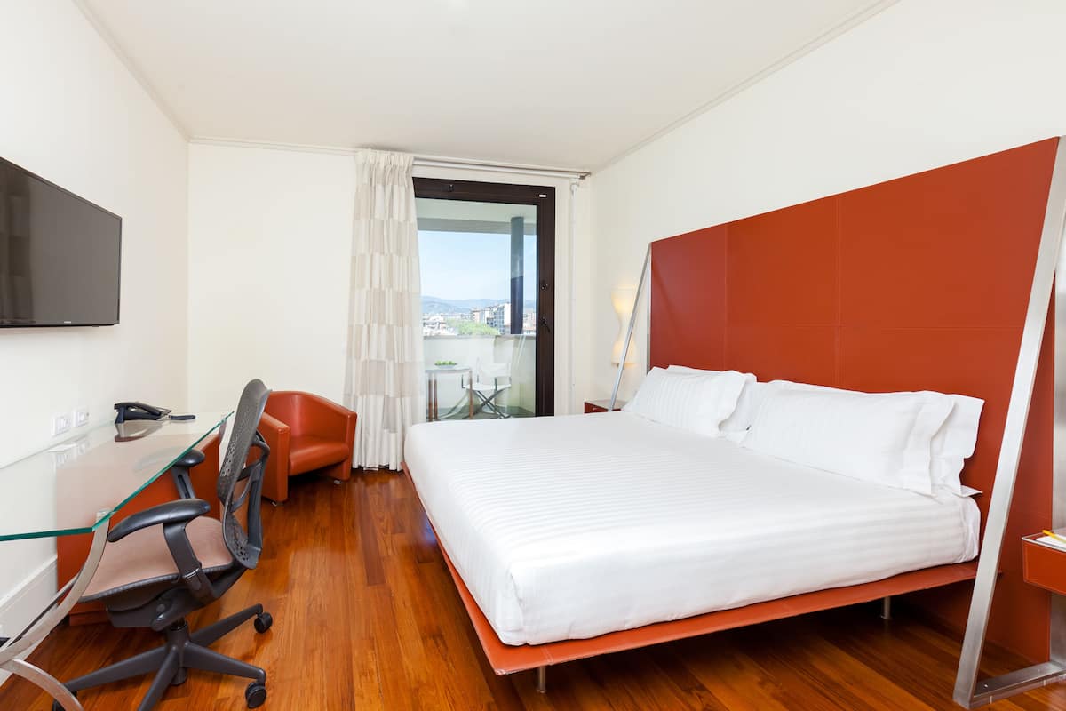 Chambre avec lits jumeaux, 2 lits une place | Vue de la chambre