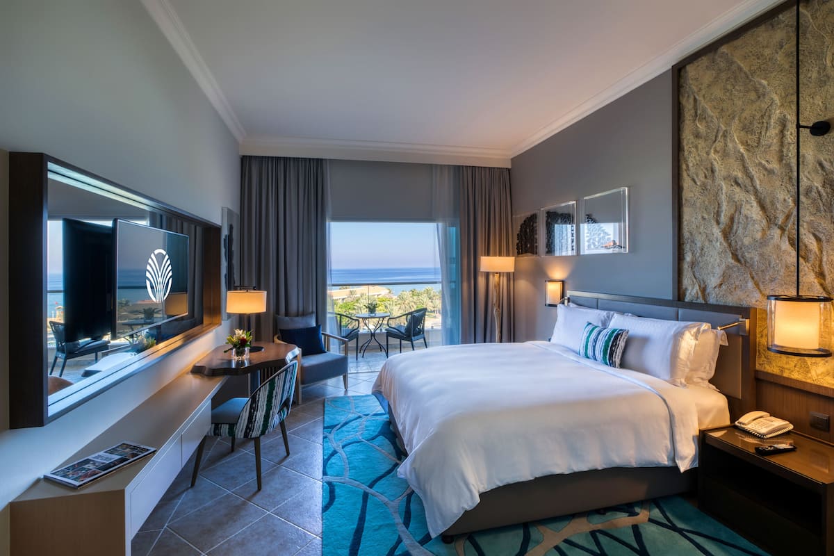 Suite, 1 Bedroom, Balcony, Ocean View | 1 bedroom, down duvets, minibar, in-room safe