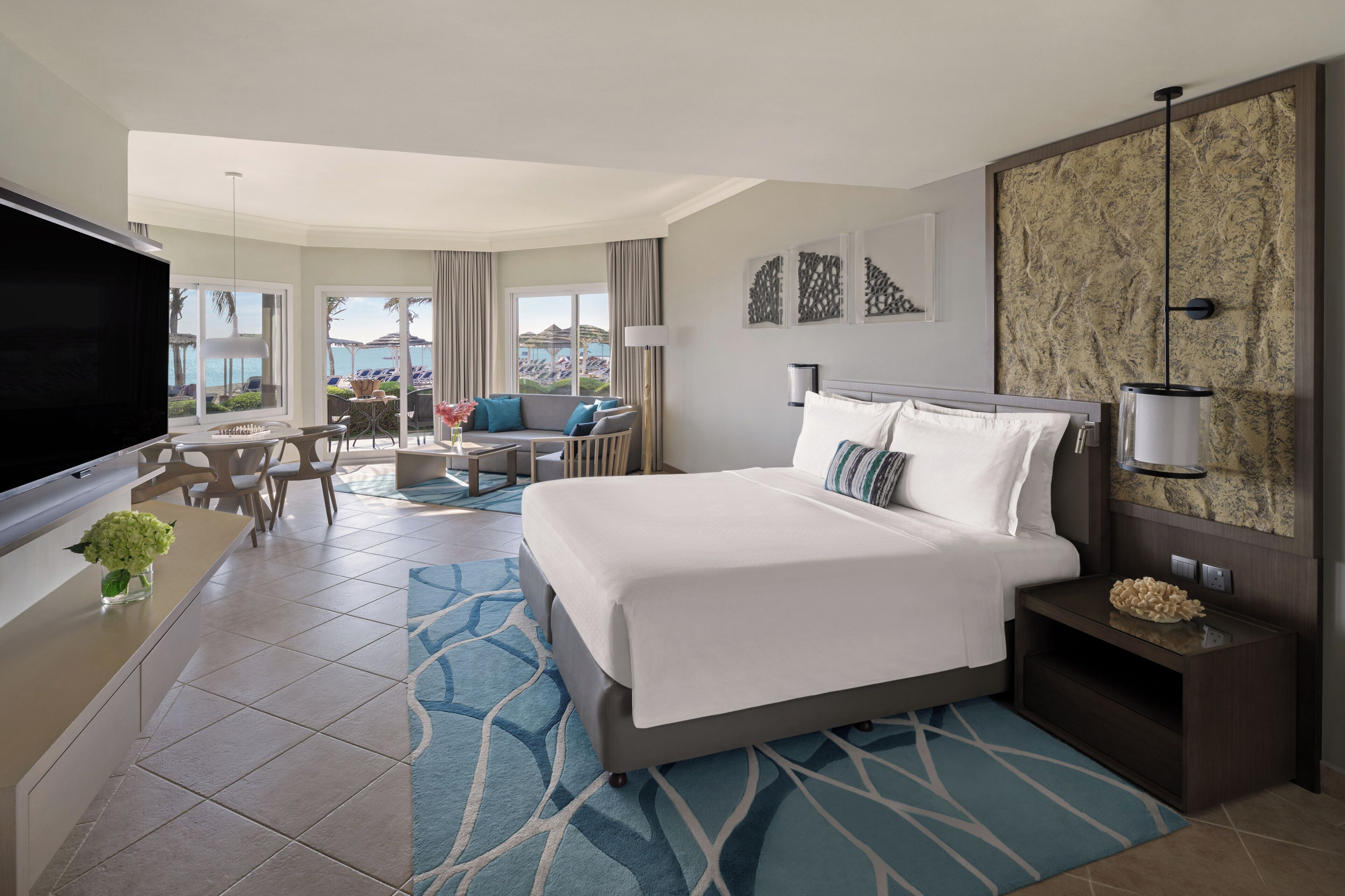 1 多间卧室、羽绒被、迷你吧、客房内保险箱