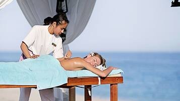 Behandlingsrom for par, kroppsbehandlinger og aromaterapi