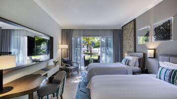 Room, 2 Twin Beds, Terrace, Garden View | 1 bedroom, down comforters, minibar, in-room safe