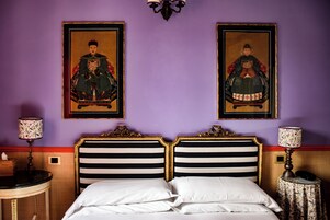 Double Room Ponte Vecchio view | Premium-sengetøj, dundyner, pengeskab på værelset, gratis Wi-Fi