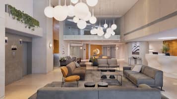 Sala de estar en el lobby