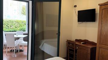 Desk, blackout drapes, free cribs/infant beds, free WiFi