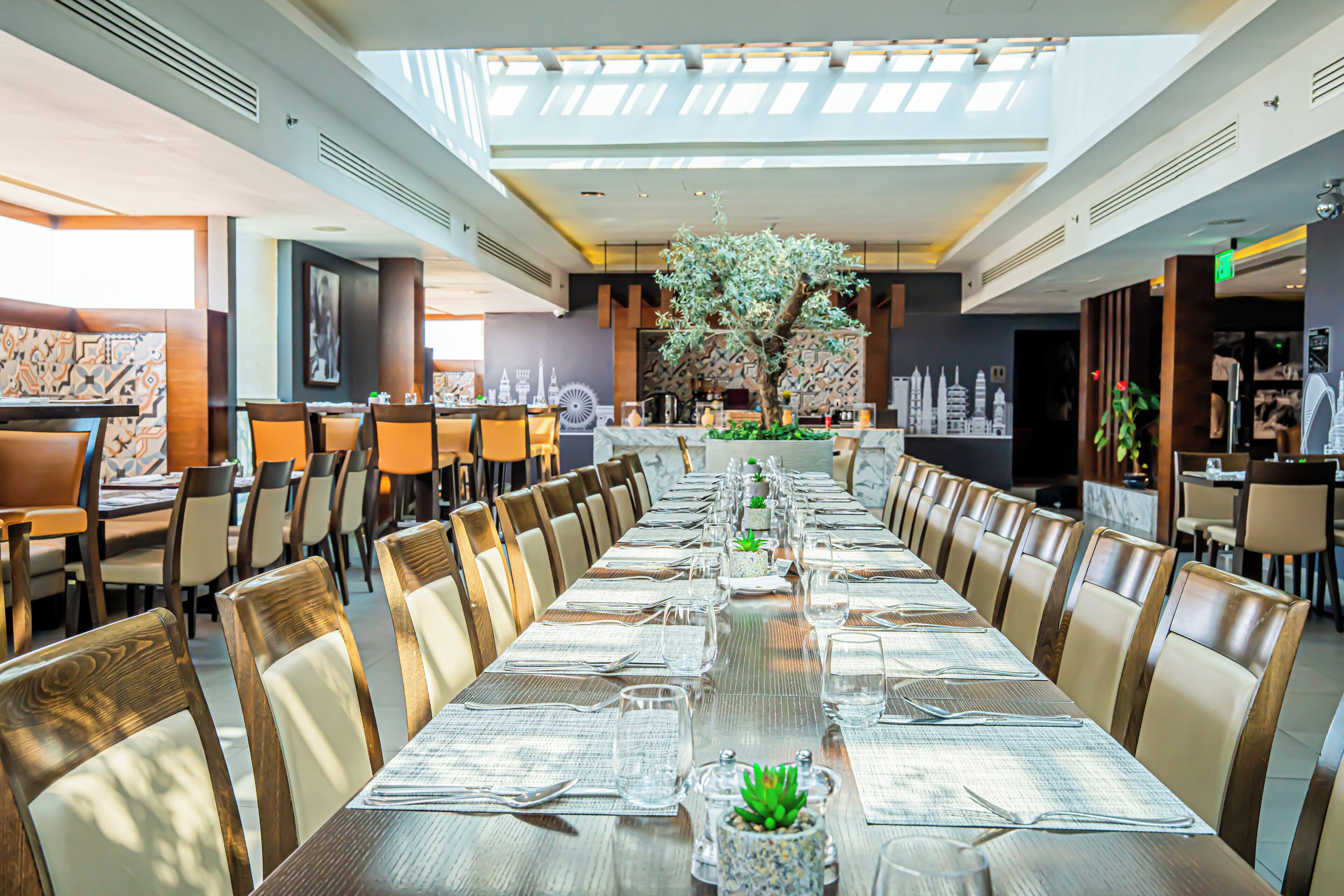 2 restaurants, breakfast, lunch, dinner served; middle eastern cuisine