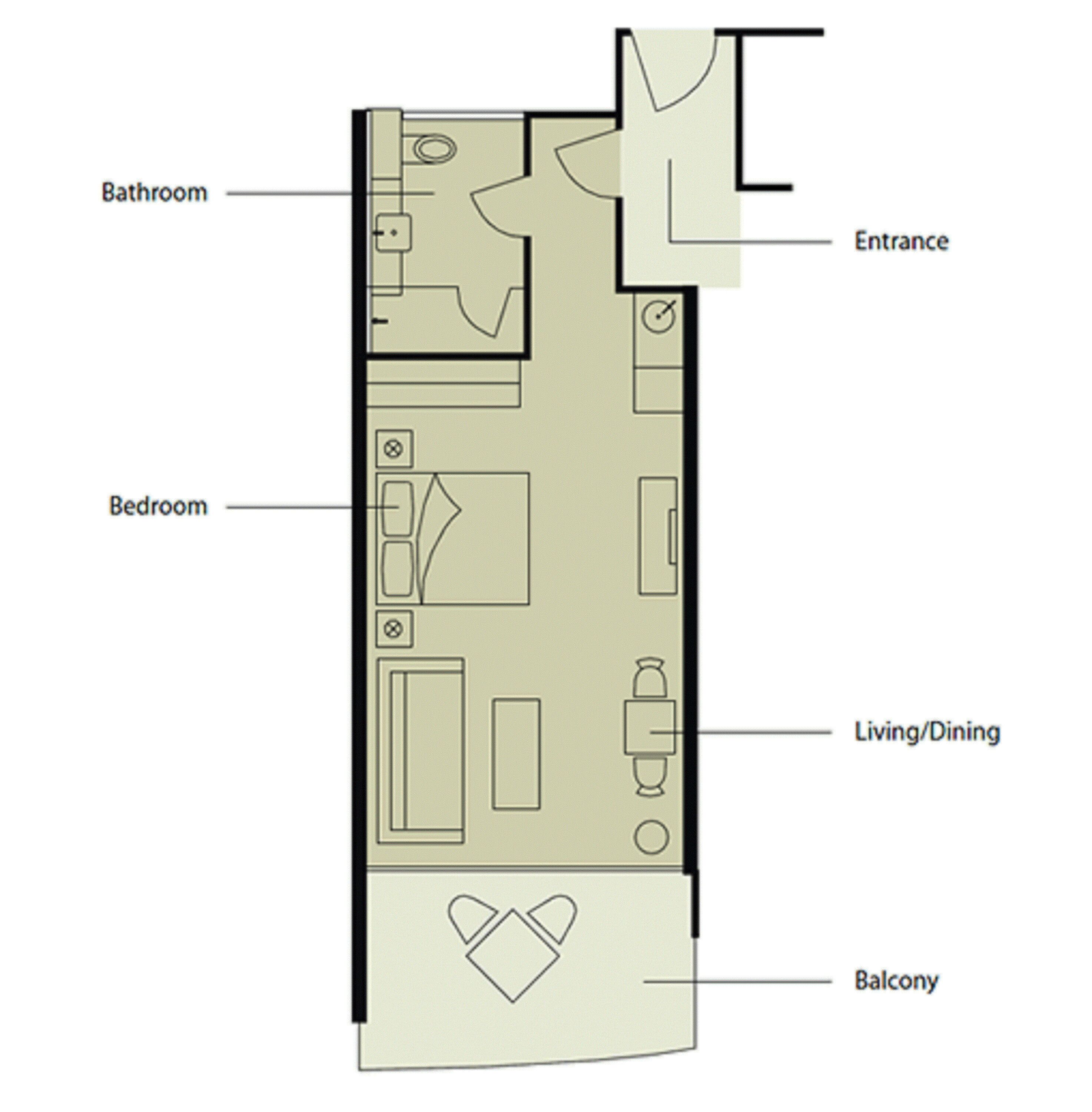 standard room | floor plan