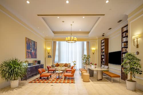 Sala de estar en el lobby