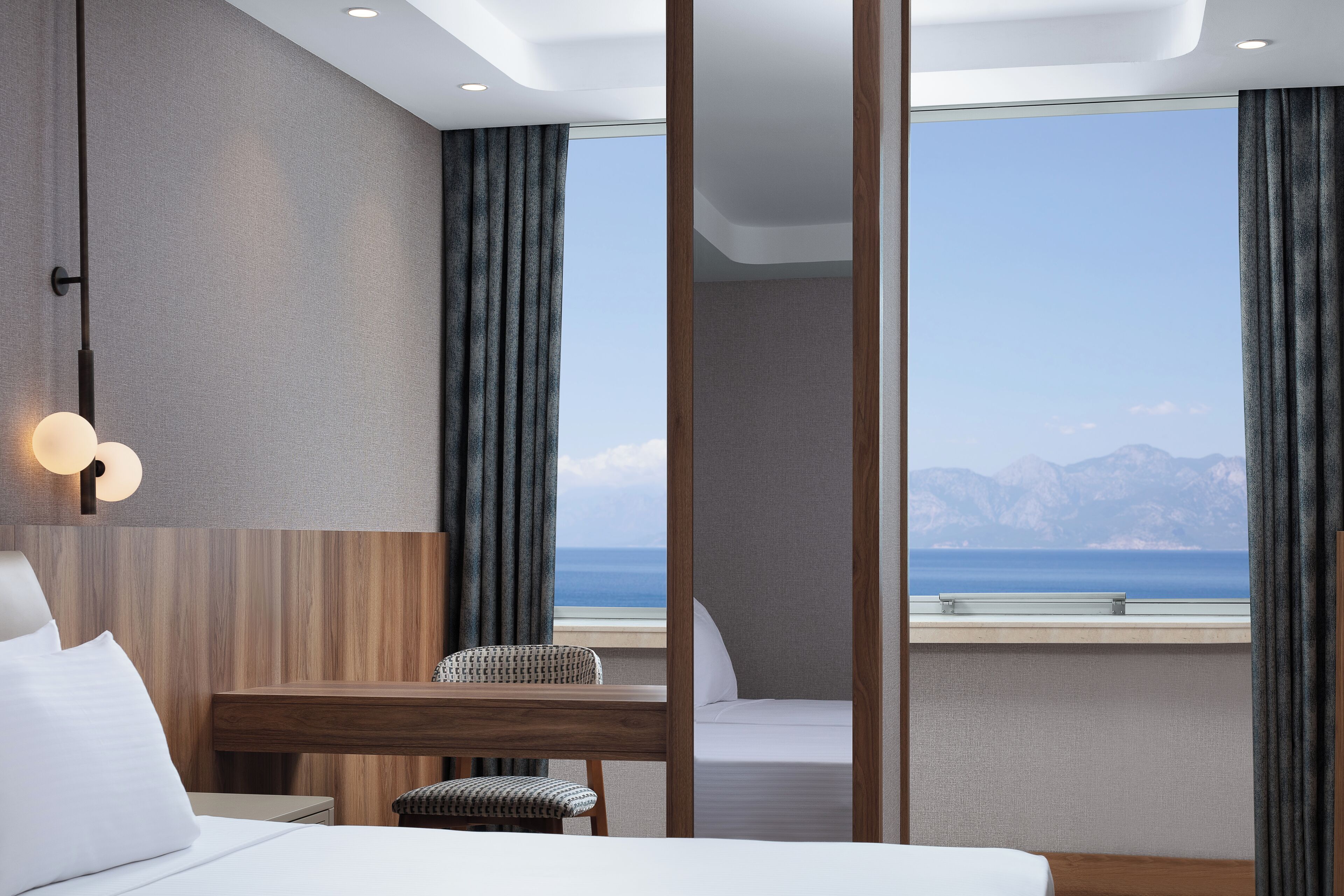 Premium bedding, free minibar, in-room safe, individually decorated