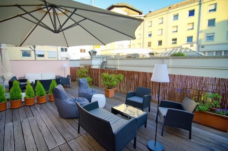 Sun deck. Hotel Rheinland