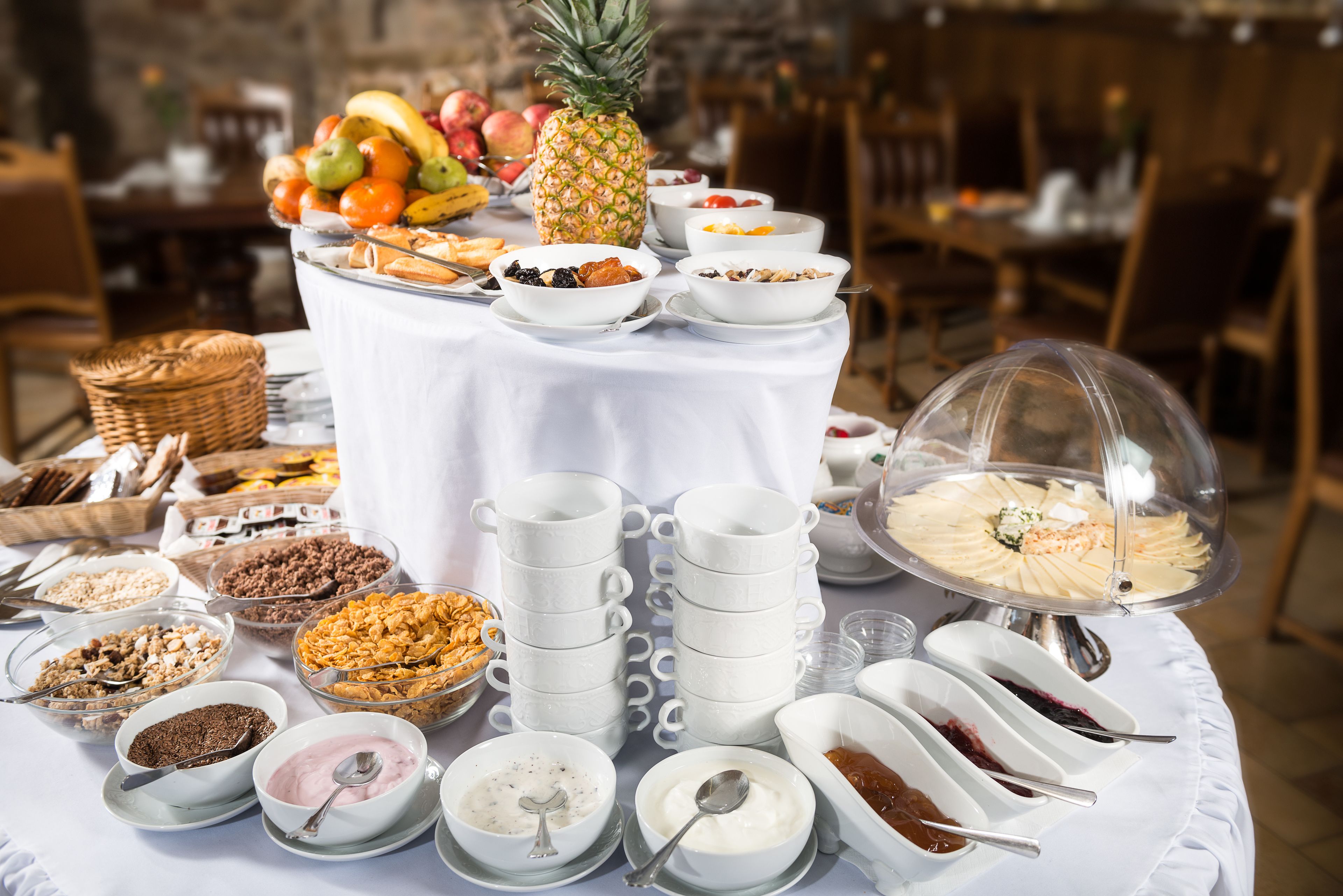 daily buffet breakfast (eur 10 per person)