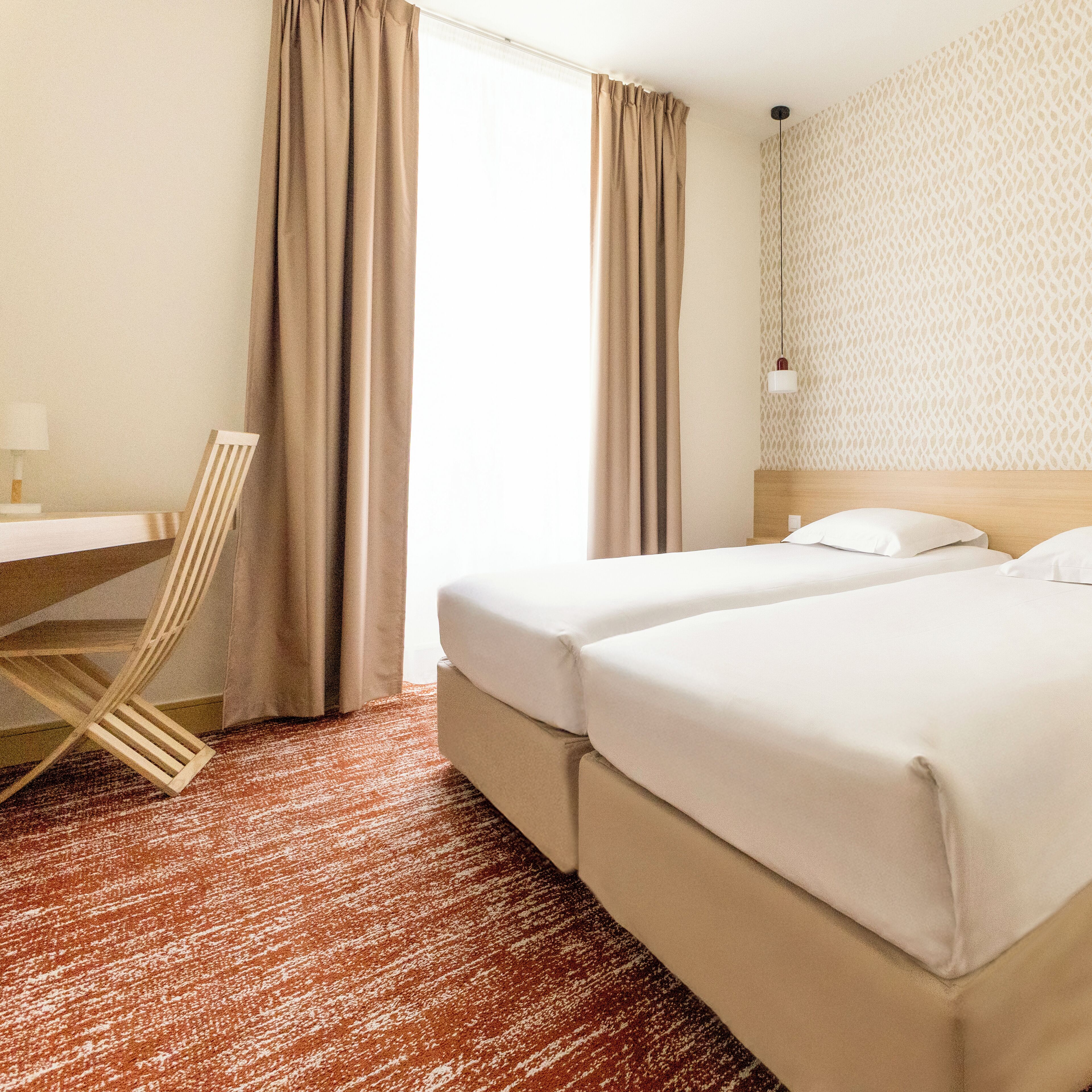 Chambre avec lits jumeaux, vue ville