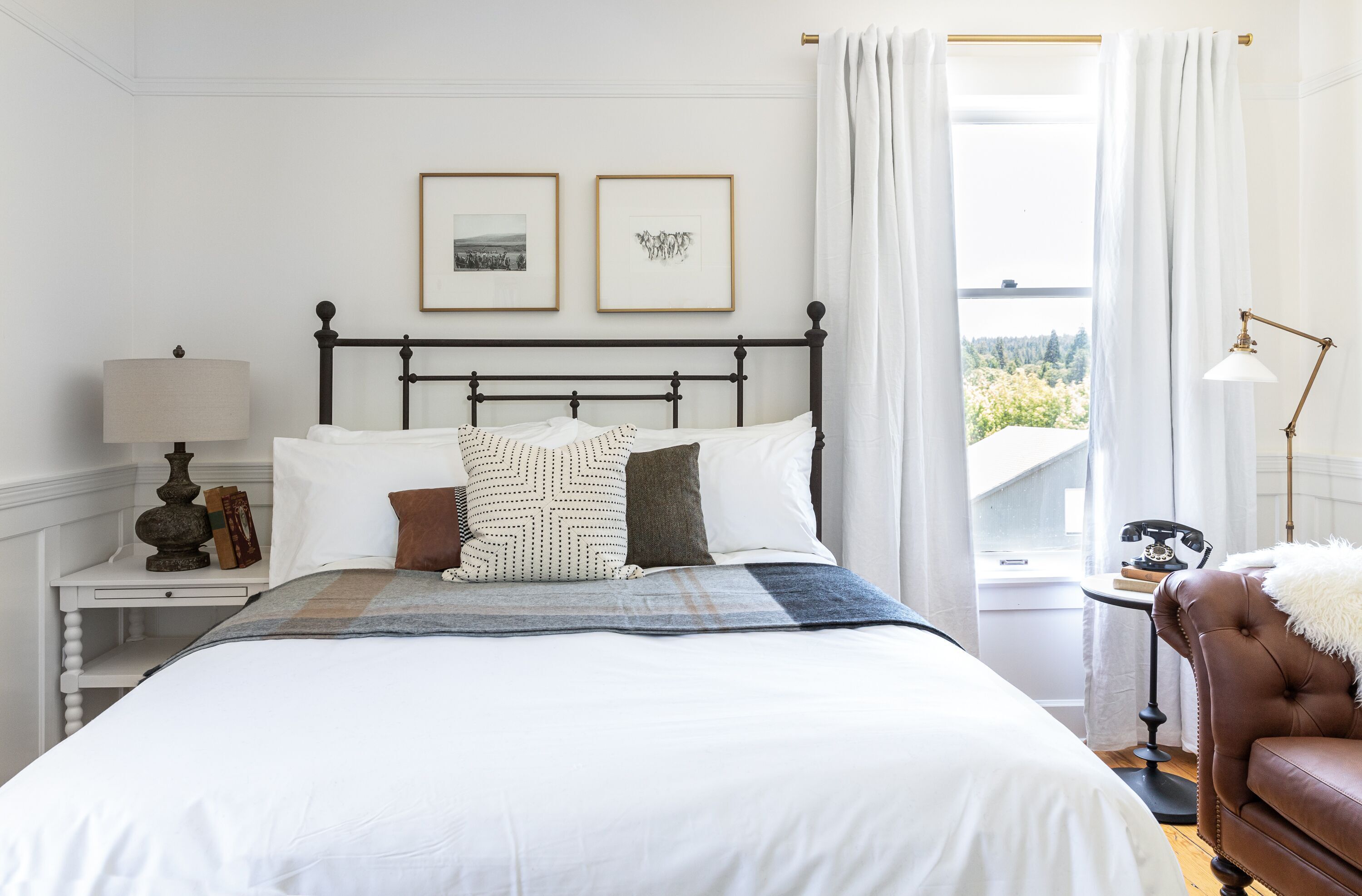 Literie de qualité supérieure, décoration personnalisée