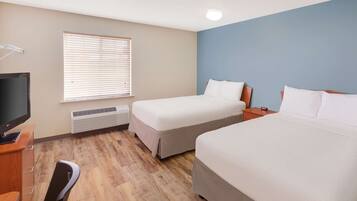 Desk, iron/ironing board, free WiFi, bed sheets