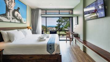 Minibar, in-room safe, desk, laptop workspace