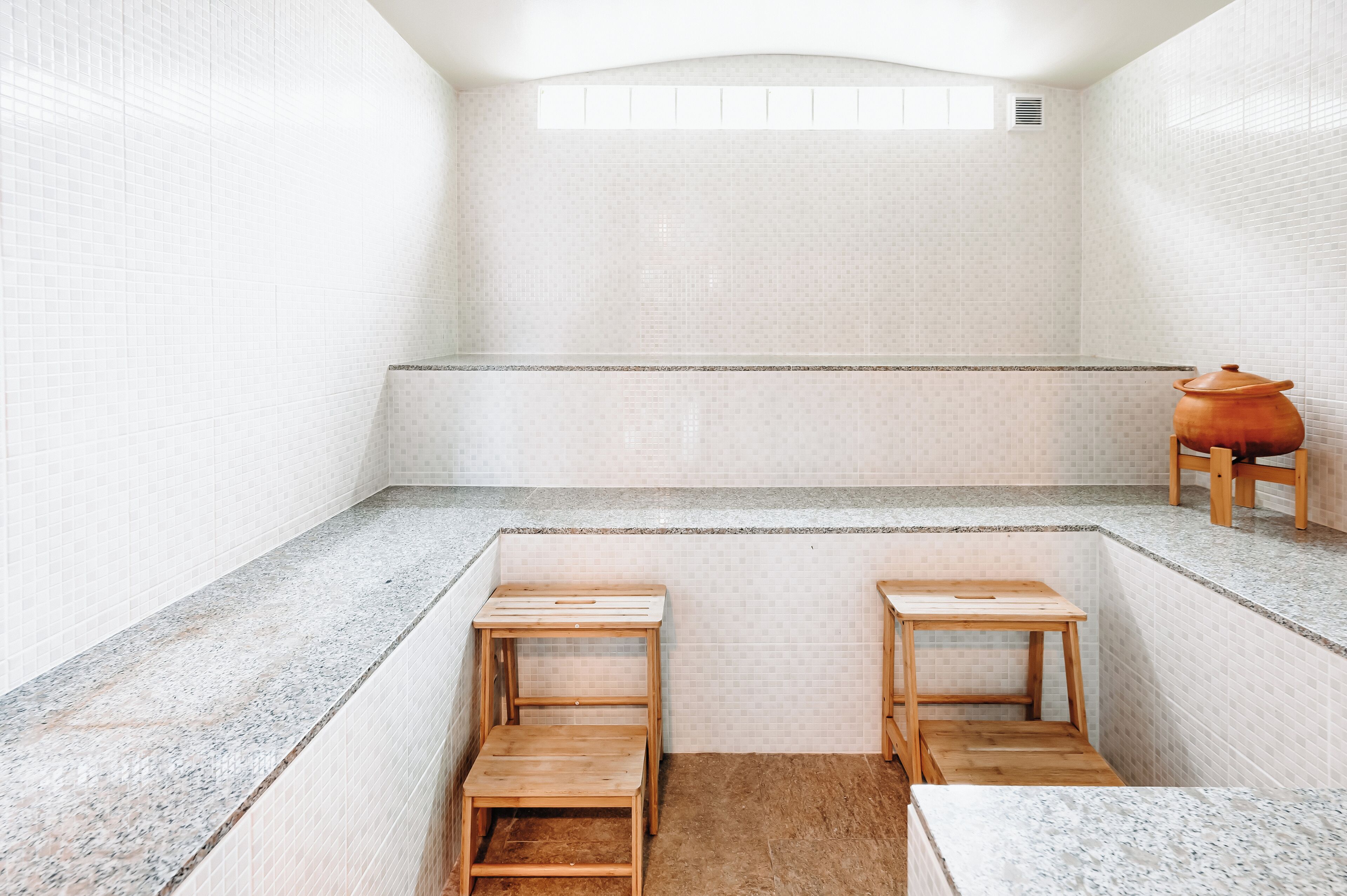 couples treatment room(s), steam room, body treatments, aromatherapy