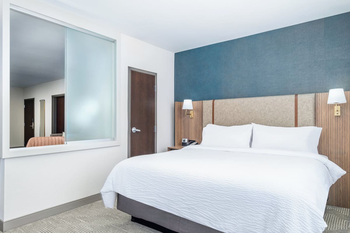 suite, 1 bedroom | 1 bedroom, in-room safe, desk, laptop workspace