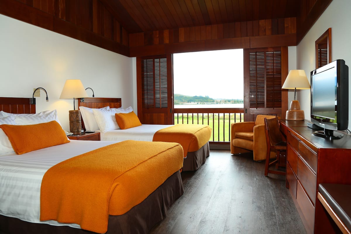 Premium bedding, memory-foam beds, minibar, in-room safe