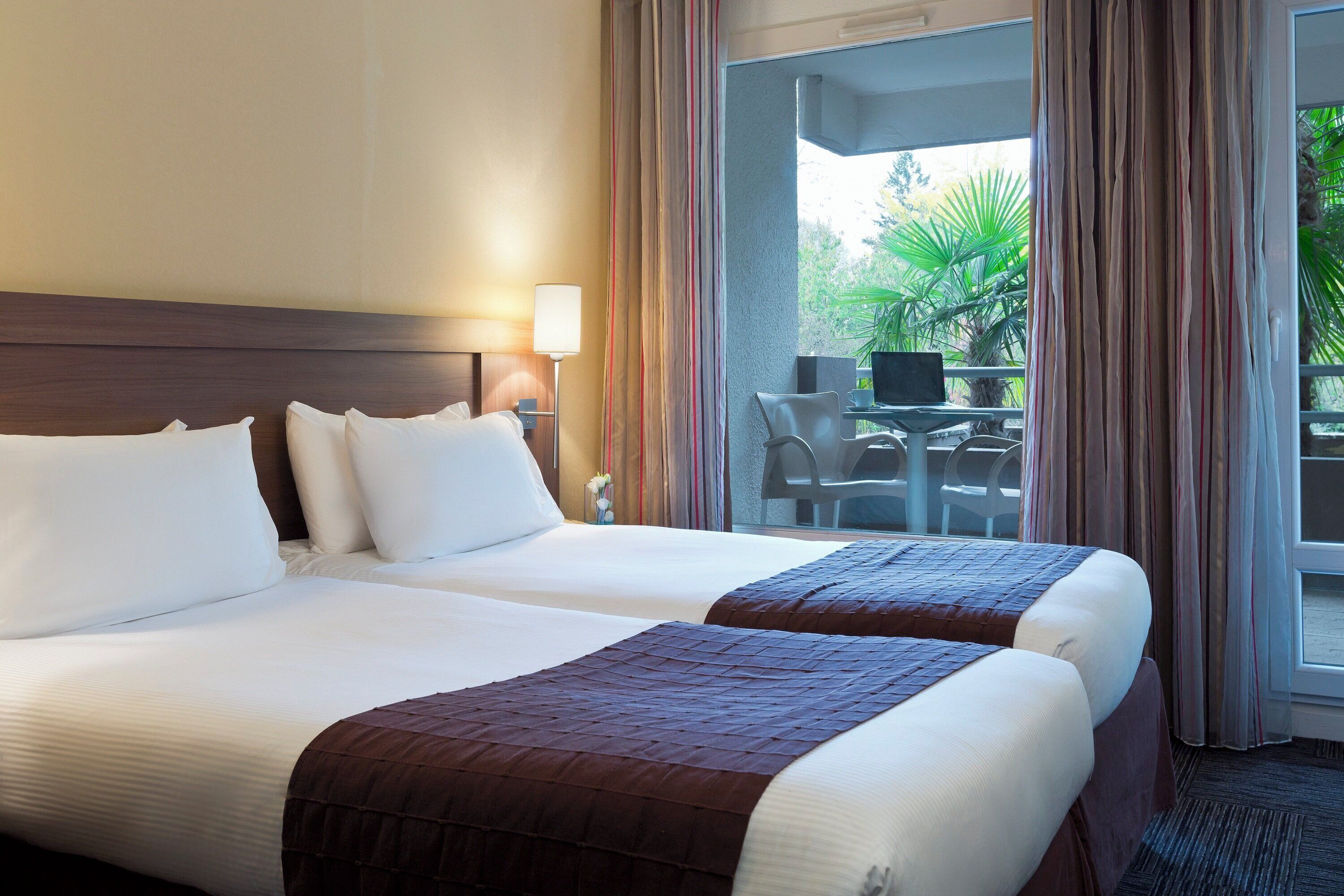 In-room safe, desk, laptop workspace, blackout curtains