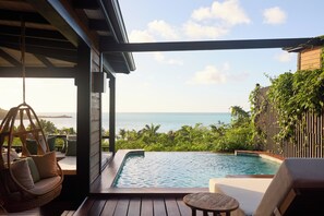 Villa (Hillside Ocean Pool) | Premium bedding, memory foam beds, free minibar items, in-room safe