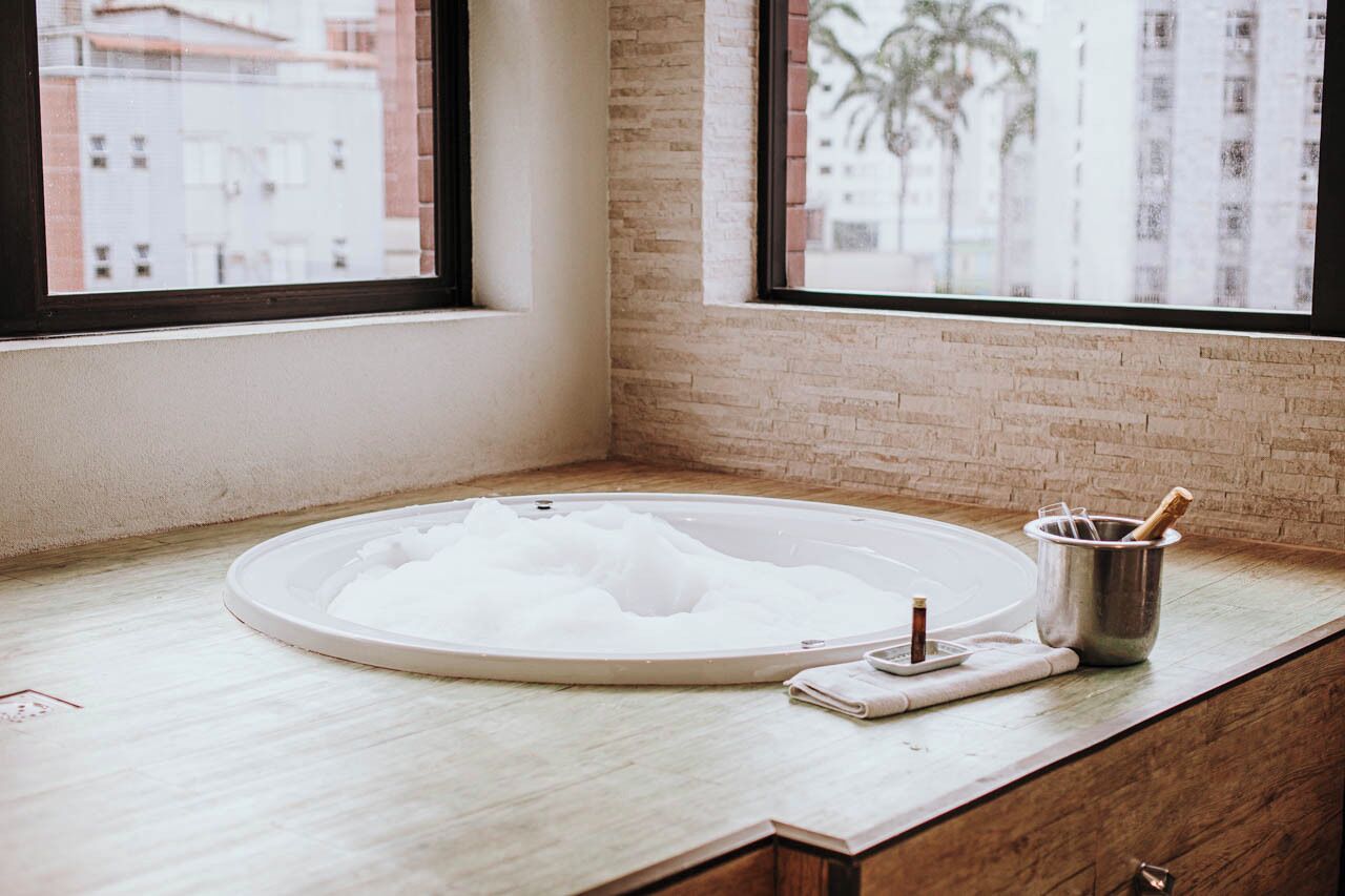 private spa tub