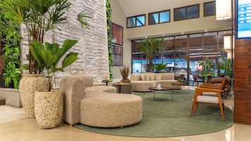 Sitteområde i lobbyen