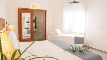 Quarto luxo | Roupas de cama premium, frigobar, cofres nos quartos, cortinas blackout