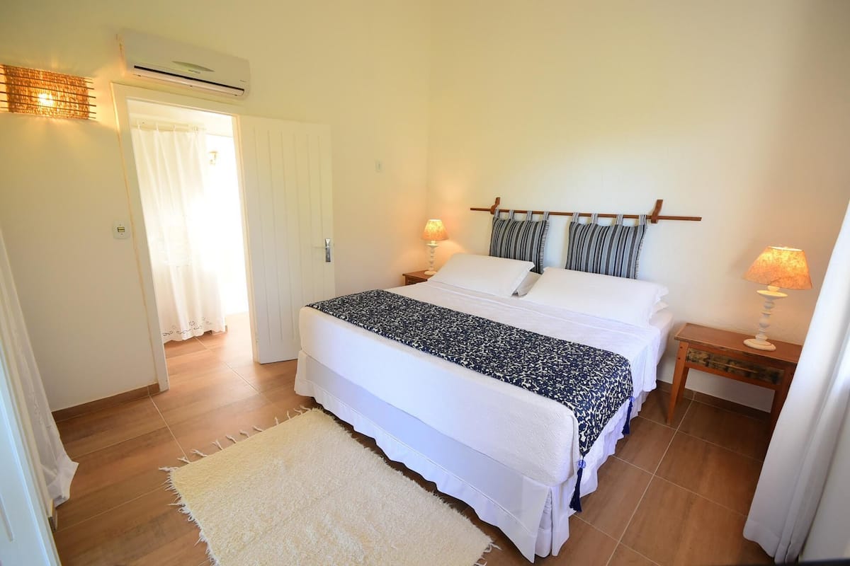 1 bilik tidur, peralatan tempat tidur premium, bar mini