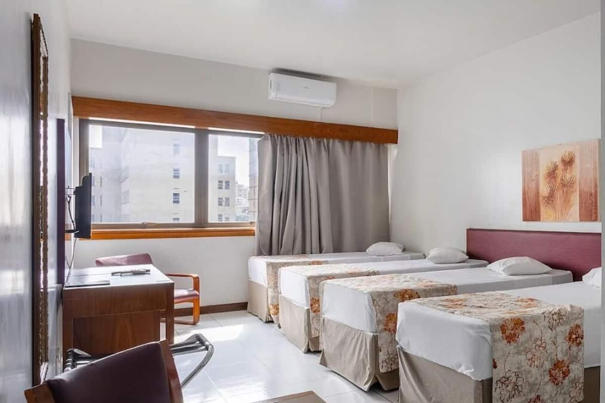 1 bedroom, desk, blackout curtains, free WiFi
