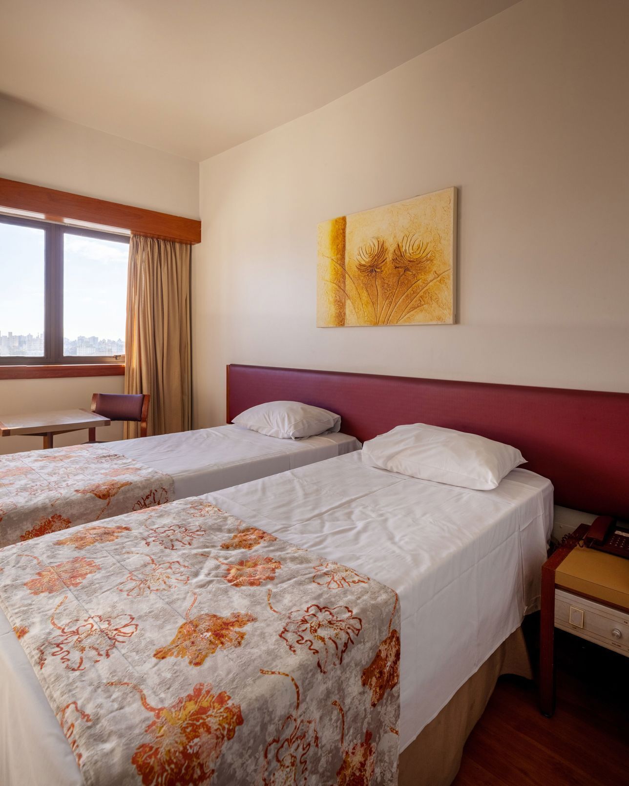 Desk, blackout drapes, free WiFi, bed sheets