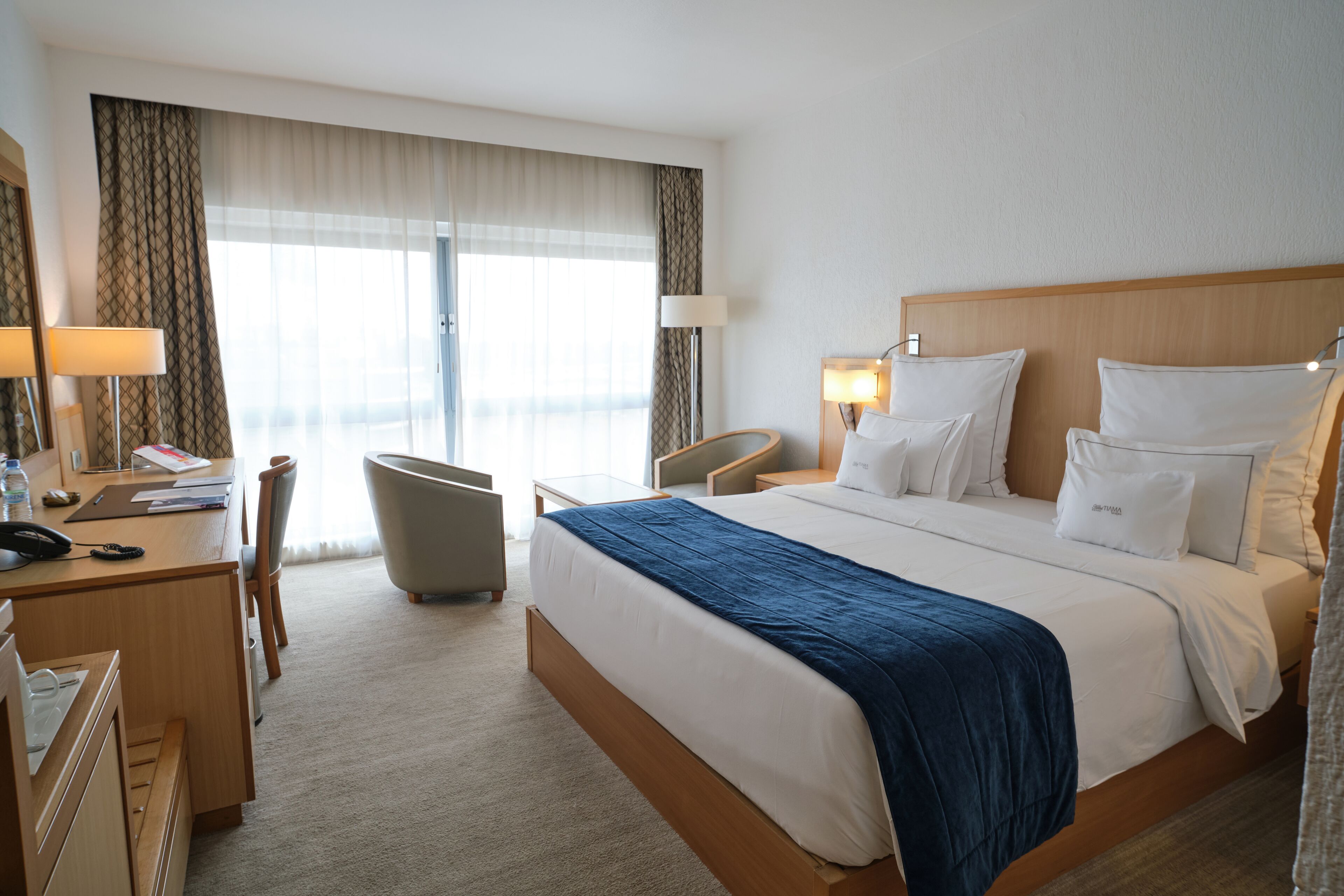 Minibar, in-room safe, desk, blackout curtains