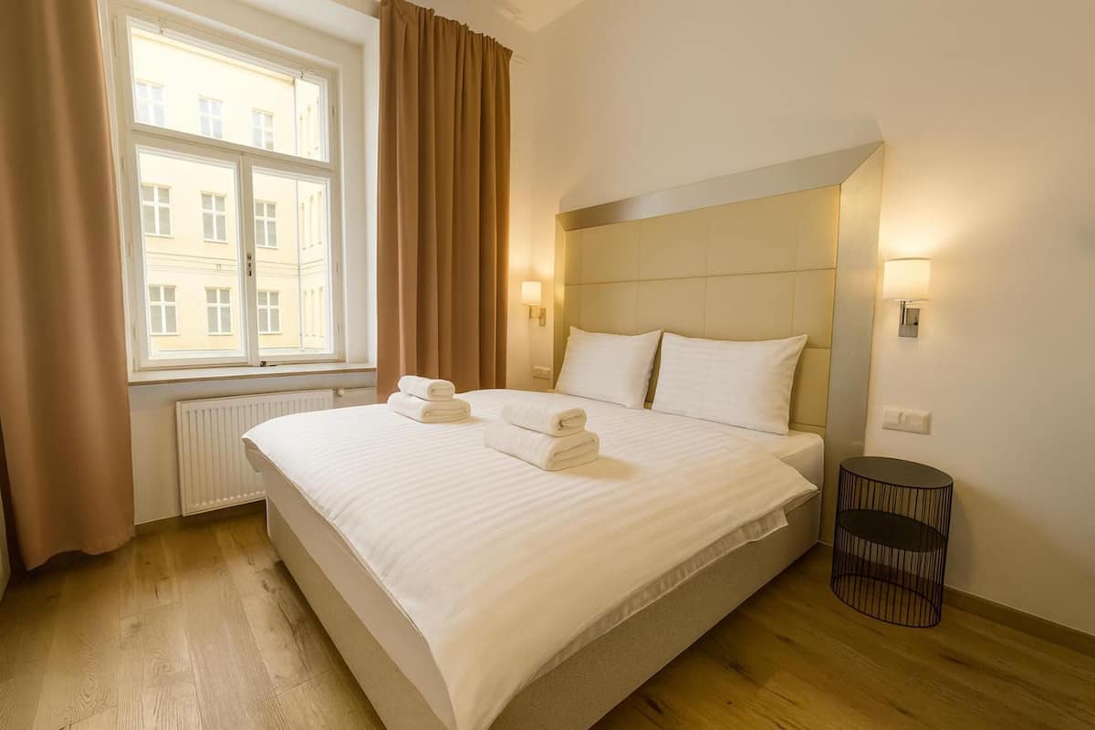 Hypo-allergenic bedding available, minibar, in-room safe, desk