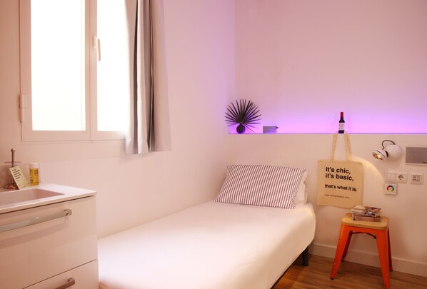 基本單人房 | 免費 Wi-Fi、床單