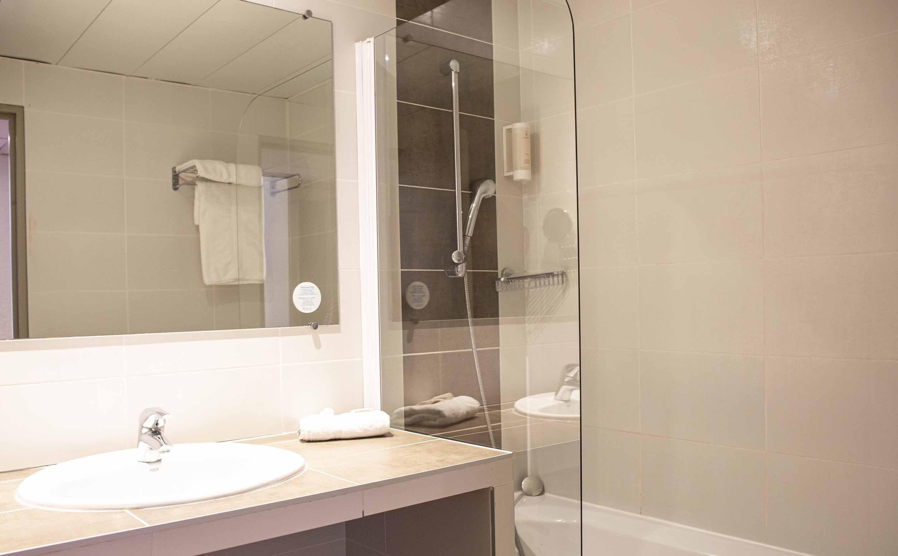 free toiletries, hair dryer, towels