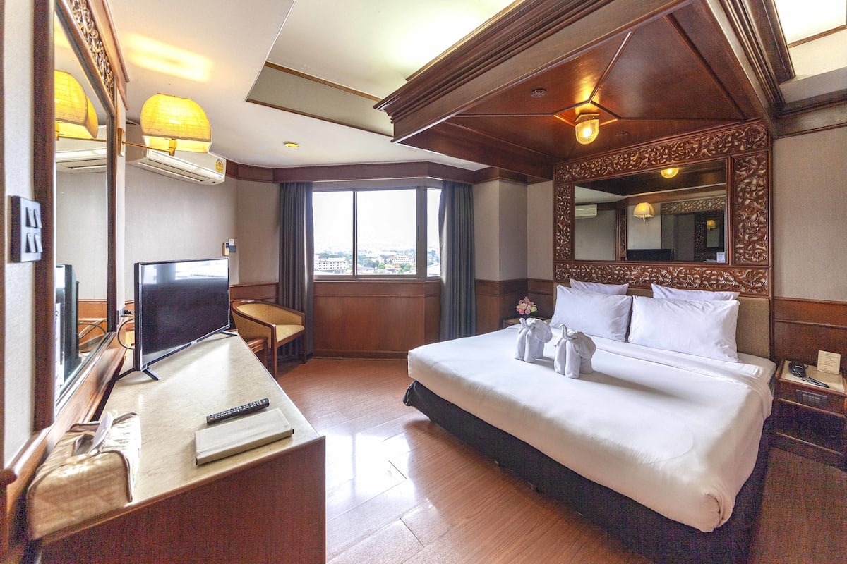 Suite, 1 kamar tidur | Brankas, Wi-Fi gratis, dan seprai linen