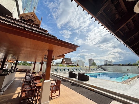 Outdoor pool. The Empress Hotel Chiang Mai