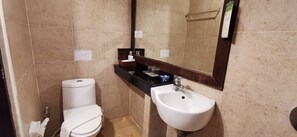 Dutxa, capçal de dutxa tipus cascada i articles de tocador gratuïts 