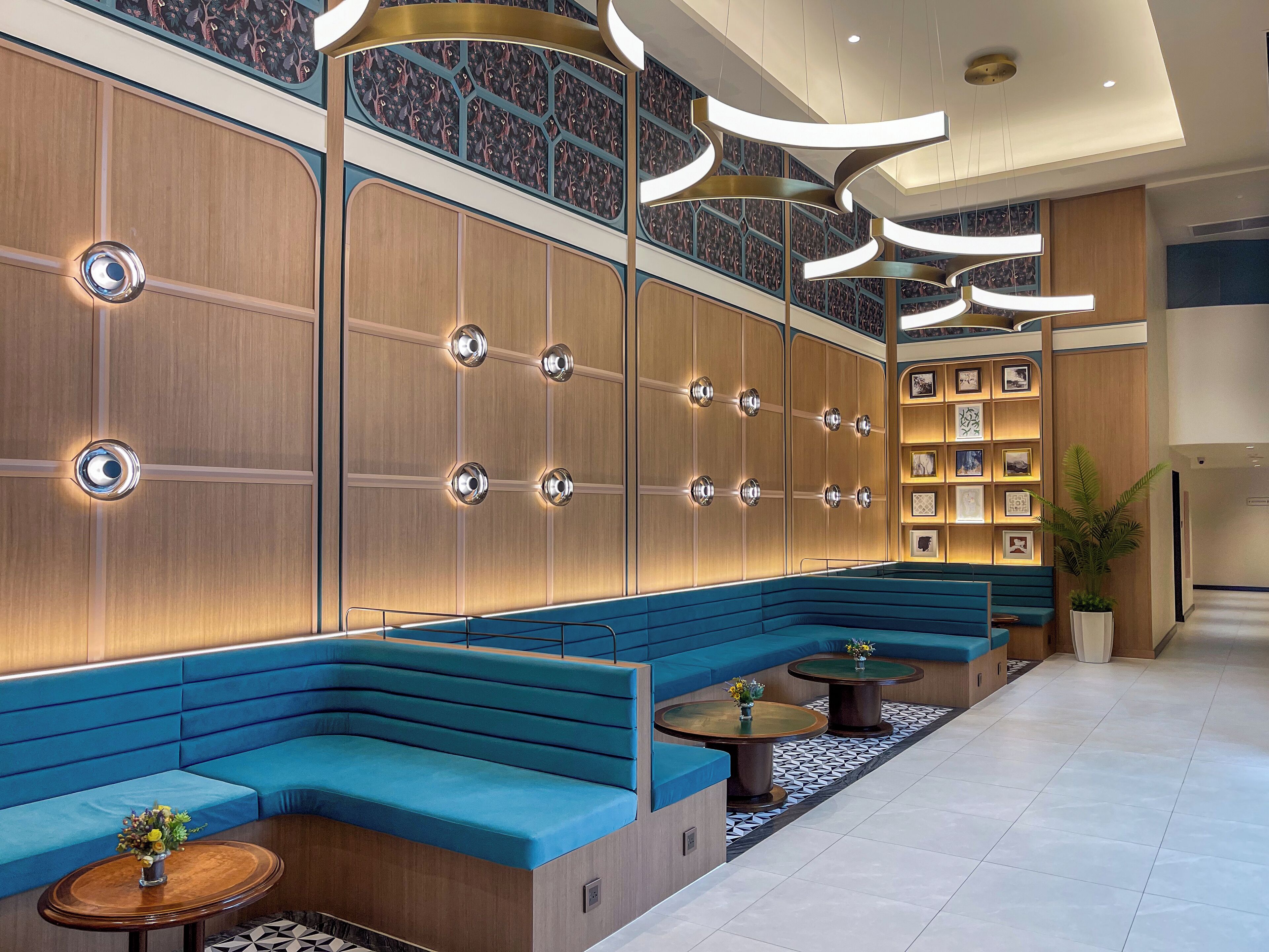 Sala de estar en el lobby