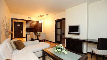 Suite, 1 llit de matrimoni gran | Sala d'estar