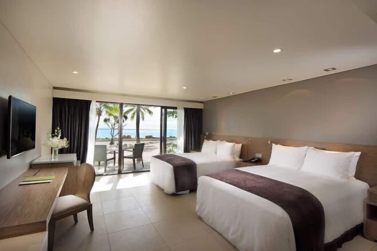 Ropa de cama de alta calidad y minibar