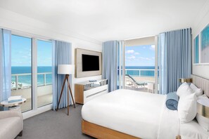 Suite, 3 Bedrooms, Oceanfront | Premium bedding, down comforters, pillowtop beds, minibar - The Ritz-Carlton, Fort Lauderdale (Fort Lauderdale)